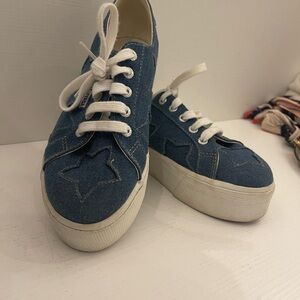 Superga Denim Star Platform Sneakers Limited Edition
